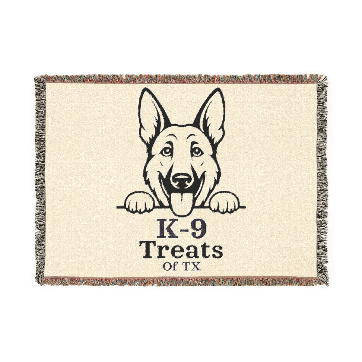 K-9 Treats Of TX Woven Blanket