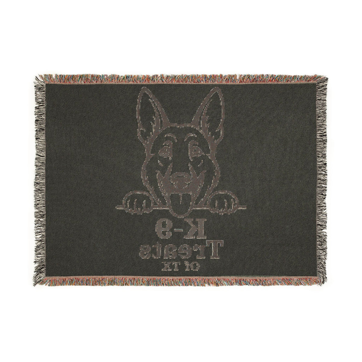 K-9 Treats Of TX Woven Blanket