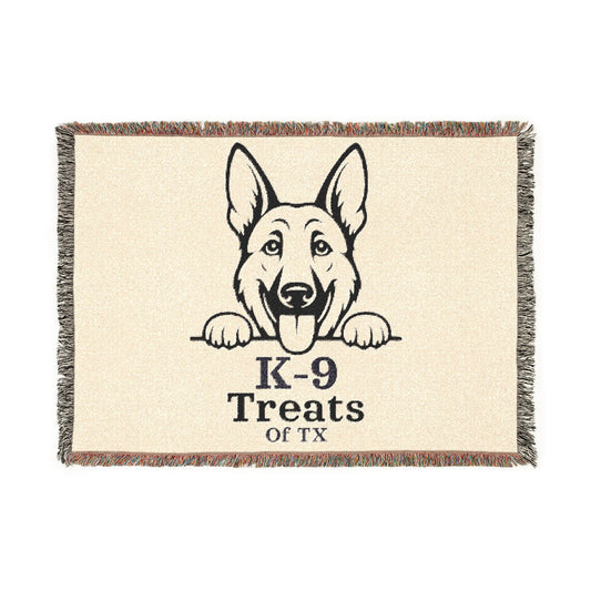 K-9 Treats Of TX Woven Blanket