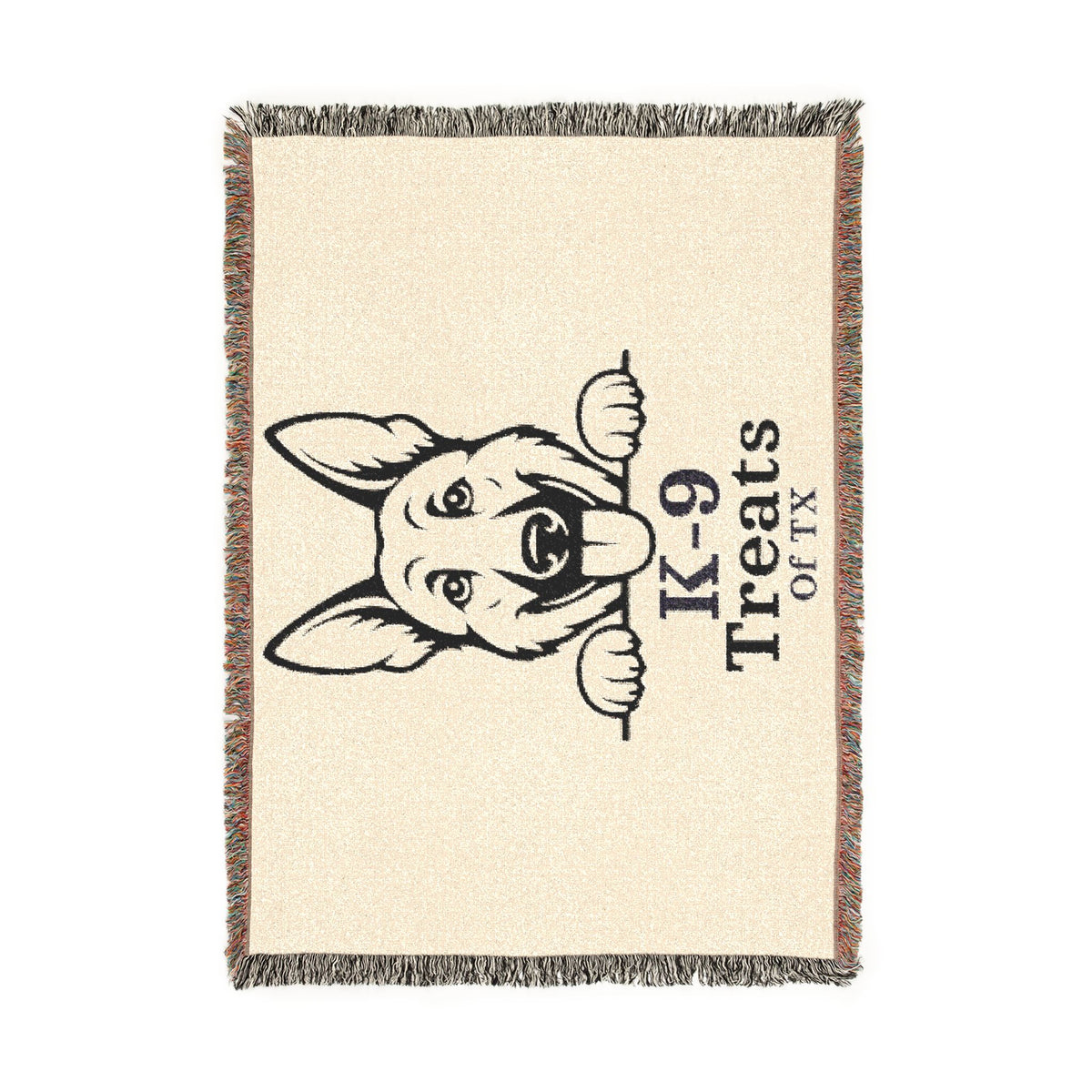 K-9 Treats Of TX Woven Blanket
